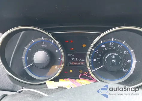 2013 Hyundai Sonata Gls z USA, uszkodzony, nr VIN 5NPEB4AC8DH511576